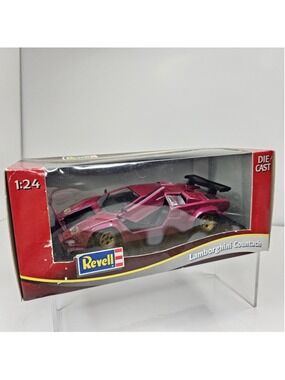 SEALED 1988 REVELL LAMBORGHINI COUNTACH Vintage 1/24 New In The Box Purple!